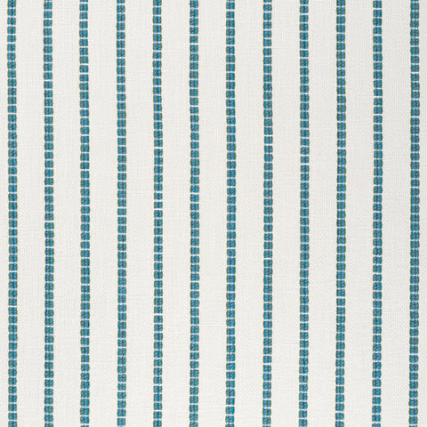 Oak Creek Stripe Lagoon Fabric - W78342 - Thibaut Fabric