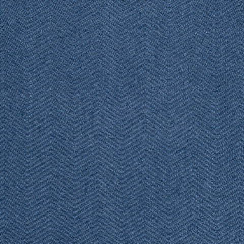 Dalton Herringbone Royal Blue Fabric - W80629 - Thibaut Fabric