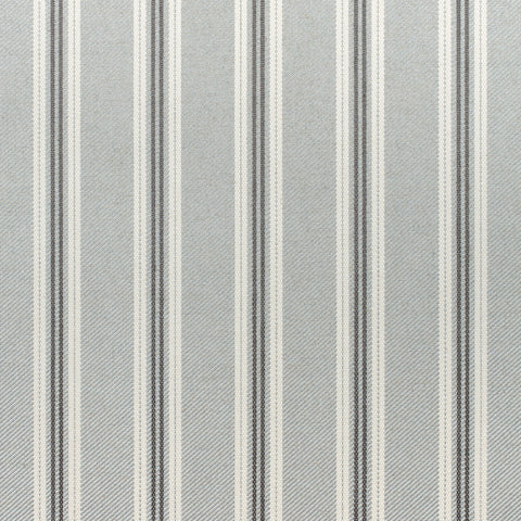 Colonnade Stripe Sterling Grey Fabric - W80737 - Thibaut Fabric