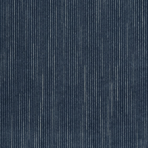 Fino Velvet Navy Fabric - W8153 - Thibaut Fabric