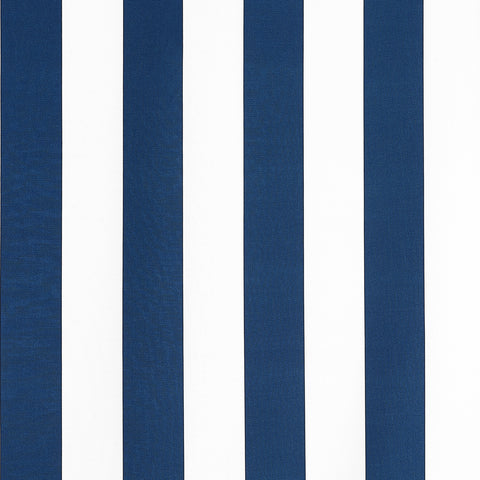 Cabana Stripe Navy Fabric - W81636 - Thibaut Fabric