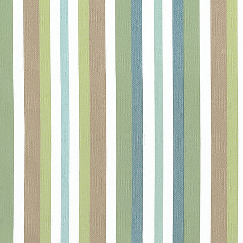 Kalea Stripe Lagoon Fabric - W81669 - Thibaut Fabric