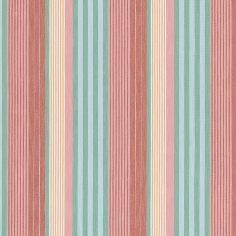 Esprit Stripe Pool and Spice Fabric - W81701 - Thibaut Fabric