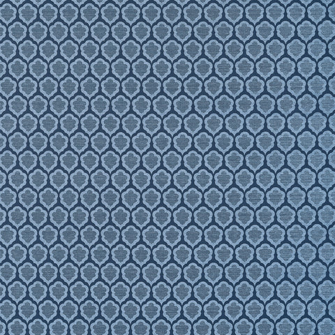 Genie True Blue Fabric - W81932 - Thibaut Fabric