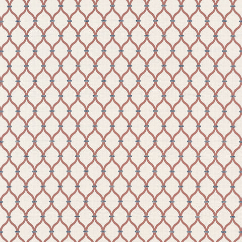 Chandler Terracotta Fabric - W81935 - Thibaut Fabric
