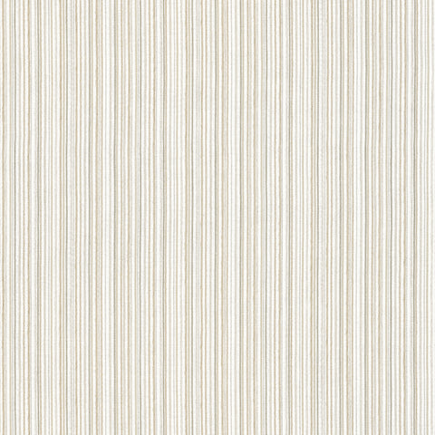 Ernie Stripe Oatmeal Fabric - W81940 - Thibaut Fabric