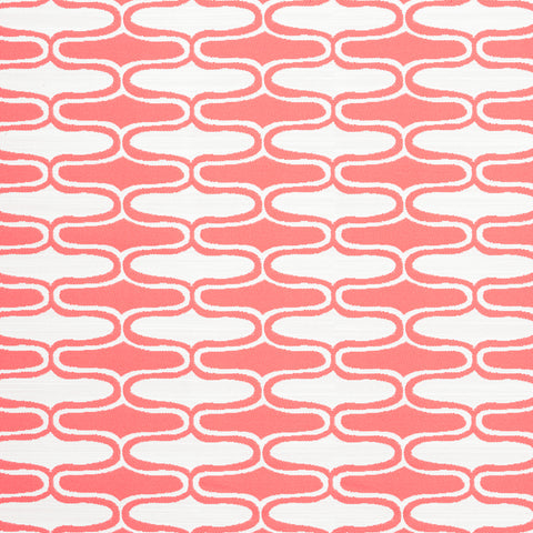 Saraband Coral Fabric - W8532 - Thibaut Fabric