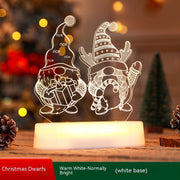 Christmas 3D LED Night Light Acrylic Lamp – Kids Gift Decor. glodeco