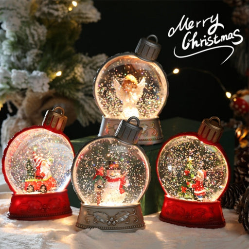 Christmas LED Flame Light Decorations β Home Holiday Scene Decor. glodeco