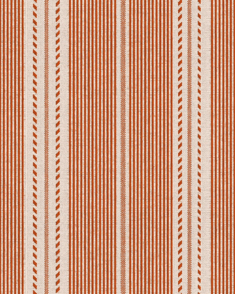 Mind The Gap - BERBER STRIPES Rouge Wallpaper - WP20756