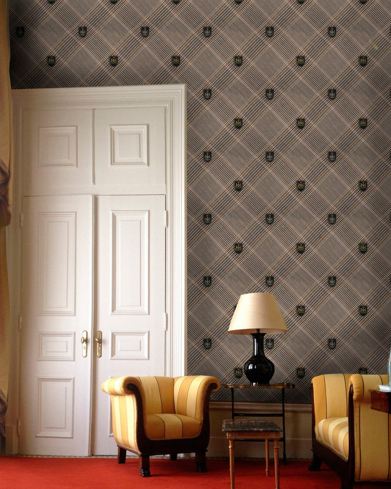 Mind The Gap - NOBILITY Grey Wallpaper - WP20388