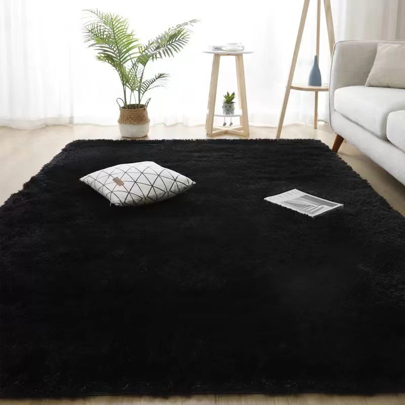 Nordic Fluffy Rectangle Rug – Soft Anti-Slip Carpet 13 Colors. glodeco