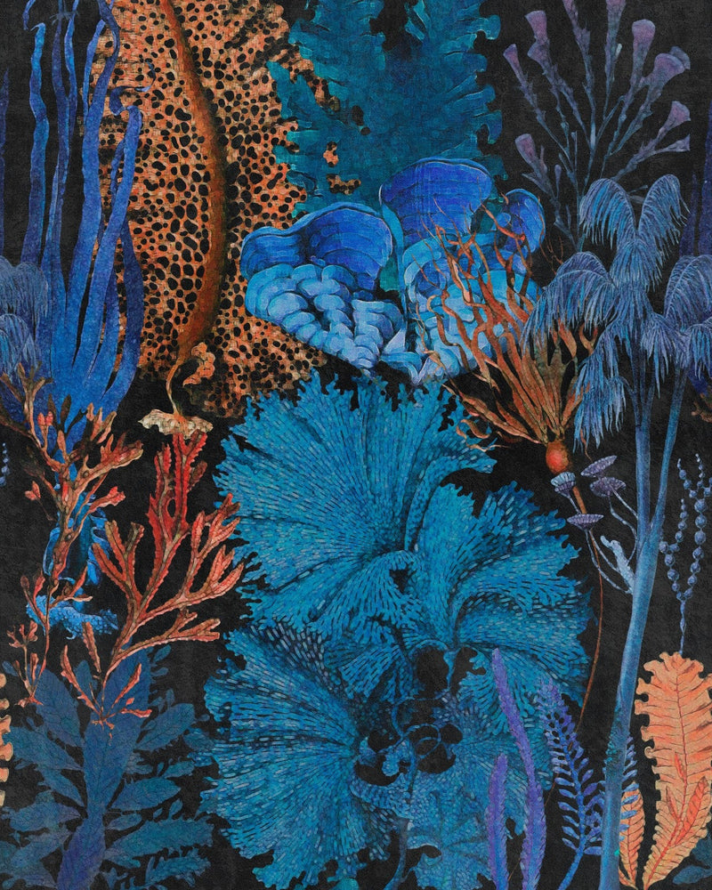 Mind The Gap - CORAL REEF Ultramarine Wallpaper - WP20298
