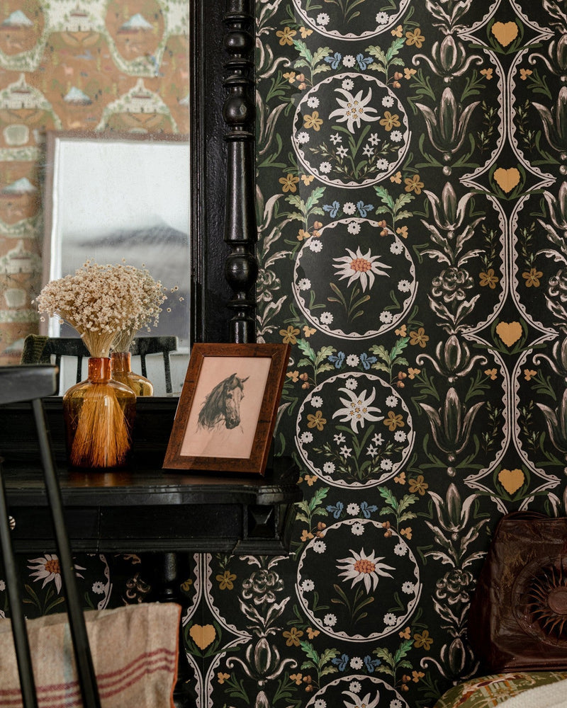 Mind The Gap - EDELWEISS Cypress Green Wallpaper - WP20695