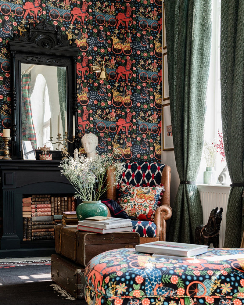 Mind The Gap - FASNACHT Anthracite Wallpaper - WP20678