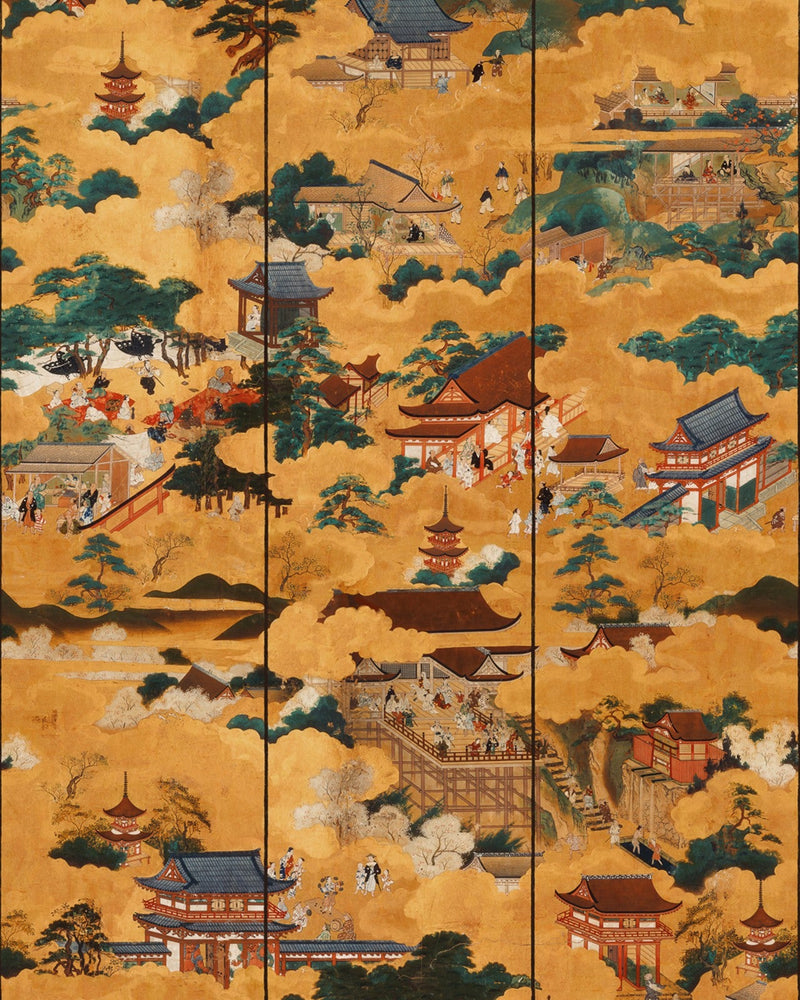 Mind The Gap - FLOATING WORLD Golden Wallpaper - WP20647