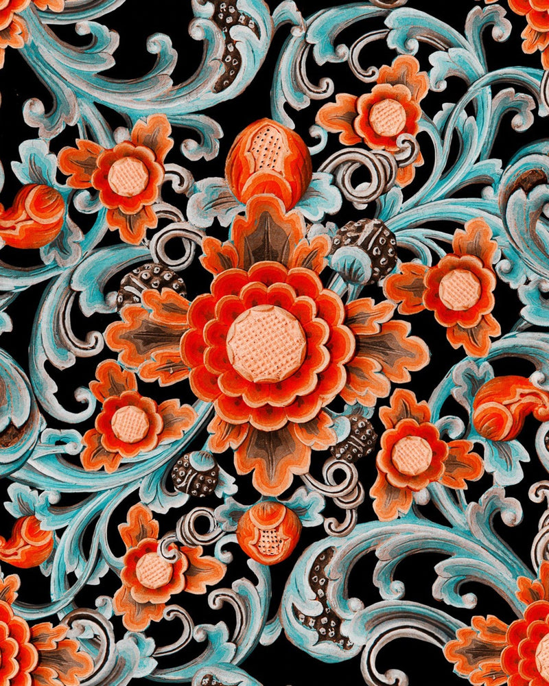 Mind The Gap - FLORAL PAINTING Dark - WP20252