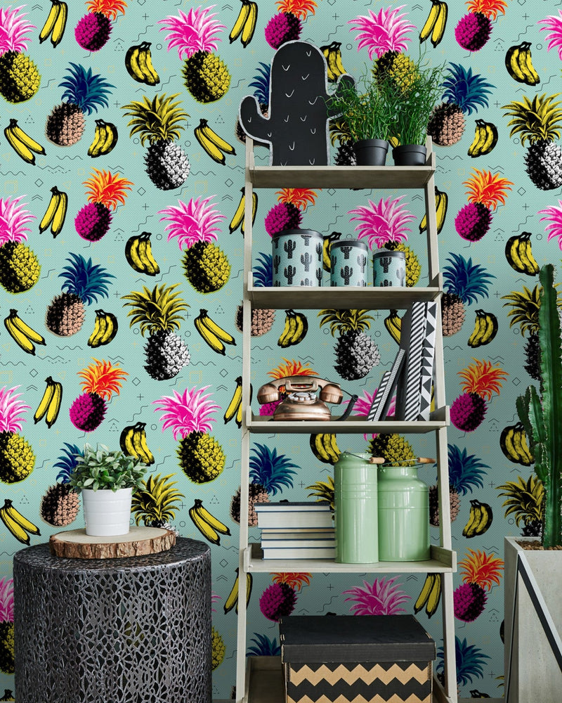 Mind The Gap - FLYING OBJECTS Blue Wallpaper - WP20375