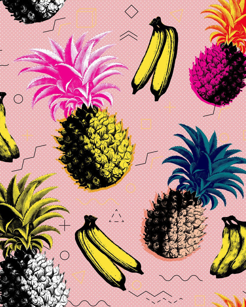 Mind The Gap - FLYING OBJECTS Pink Wallpaper - WP20376