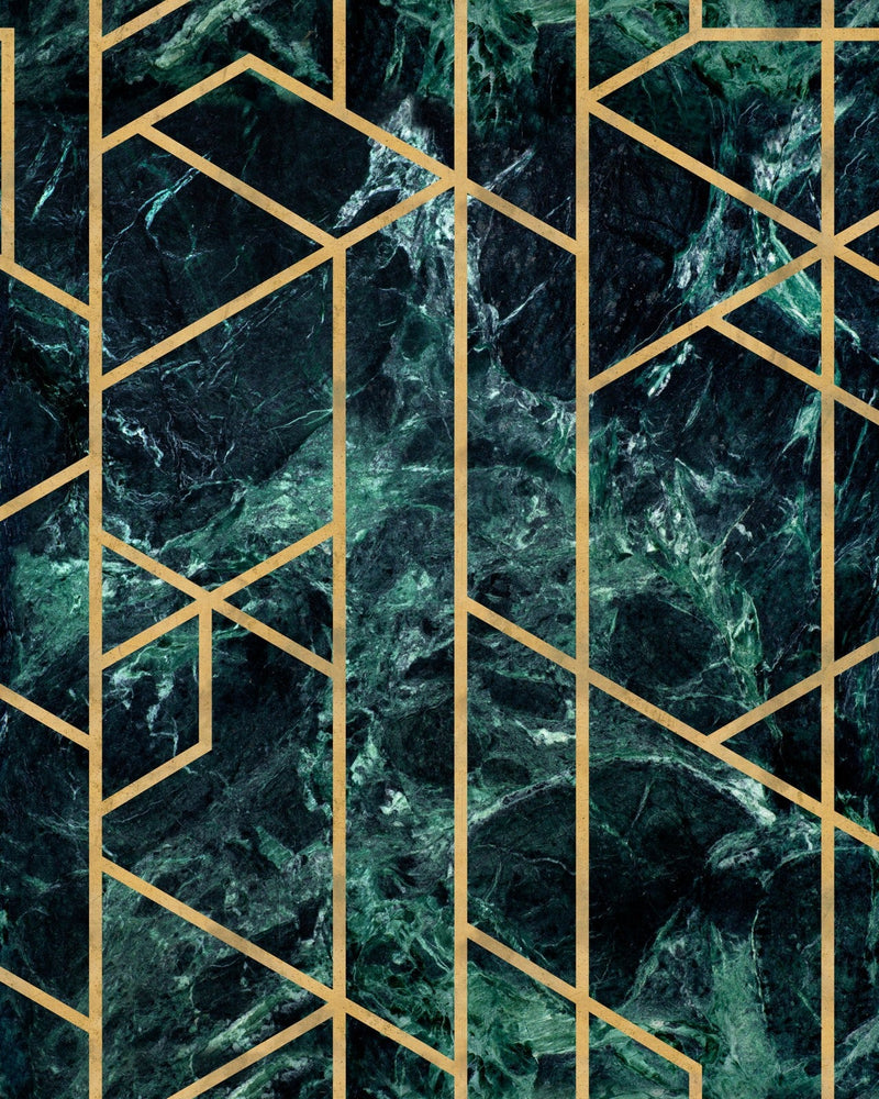 Mind The Gap - GRAMERCY Emerald  Wallpaper - WP20285