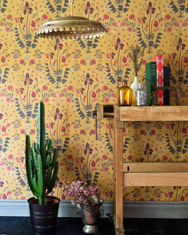 Mind The Gap - GYPSY Ochre Wallpaper - WP20311