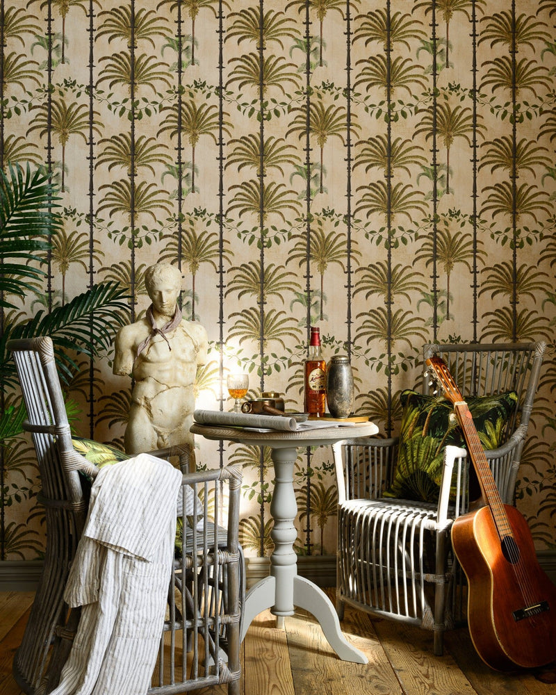 Mind The Gap - HAVANA Taupe Wallpaper - WP20491