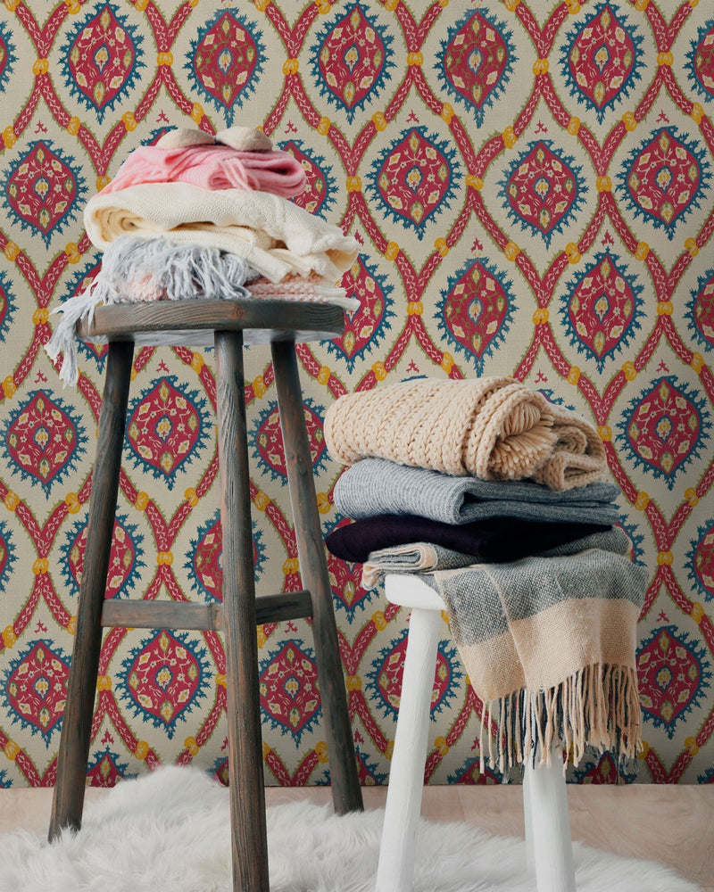Mind The Gap - OTTOMAN Taupe Wallpaper - WP20307