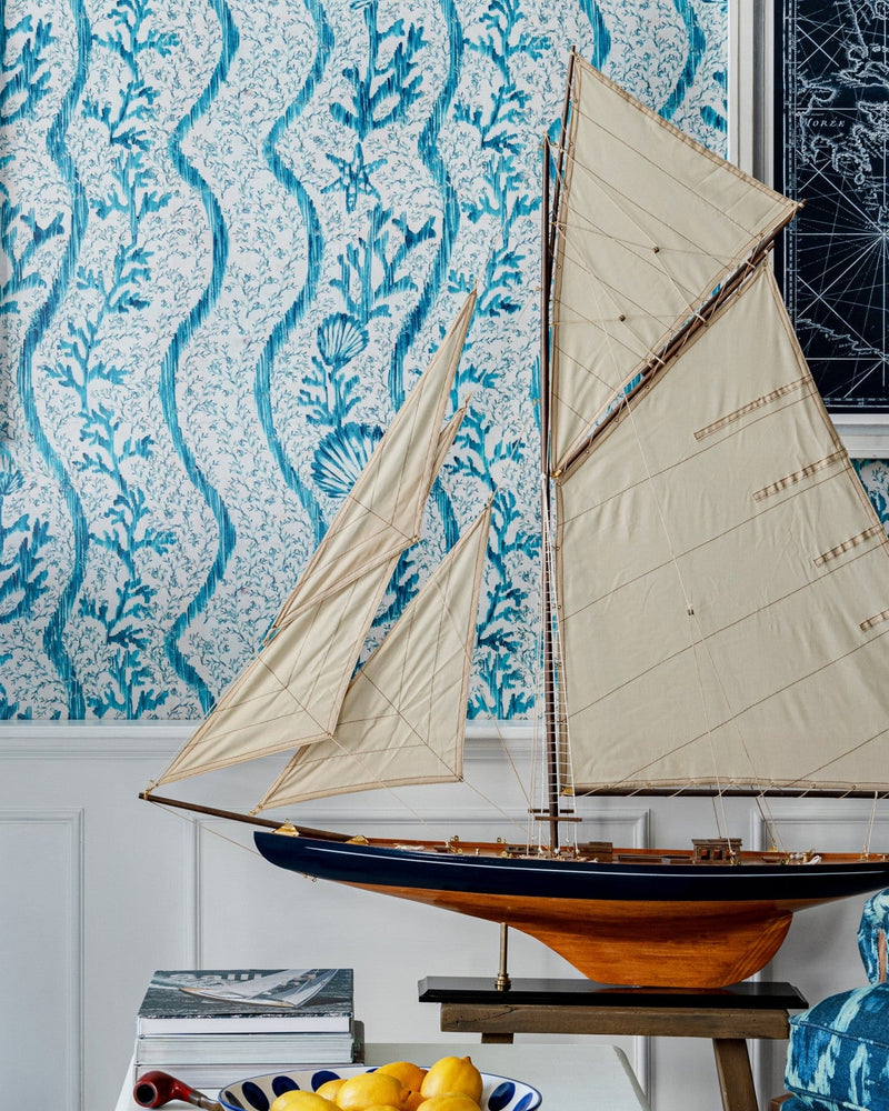 Mind The Gap - KORALION Aquamarine Wallpaper - WP30045