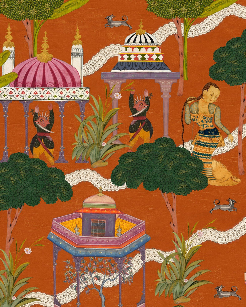 Mind The Gap - MAGHREB Orange Wallpaper - WP20761