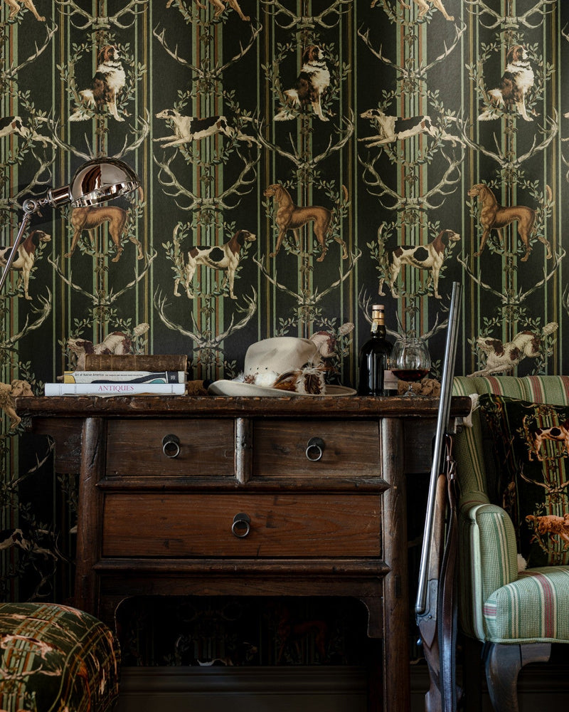 Mind The Gap - MOUNTAIN DOGS Peat Black Wallpaper - WP20673