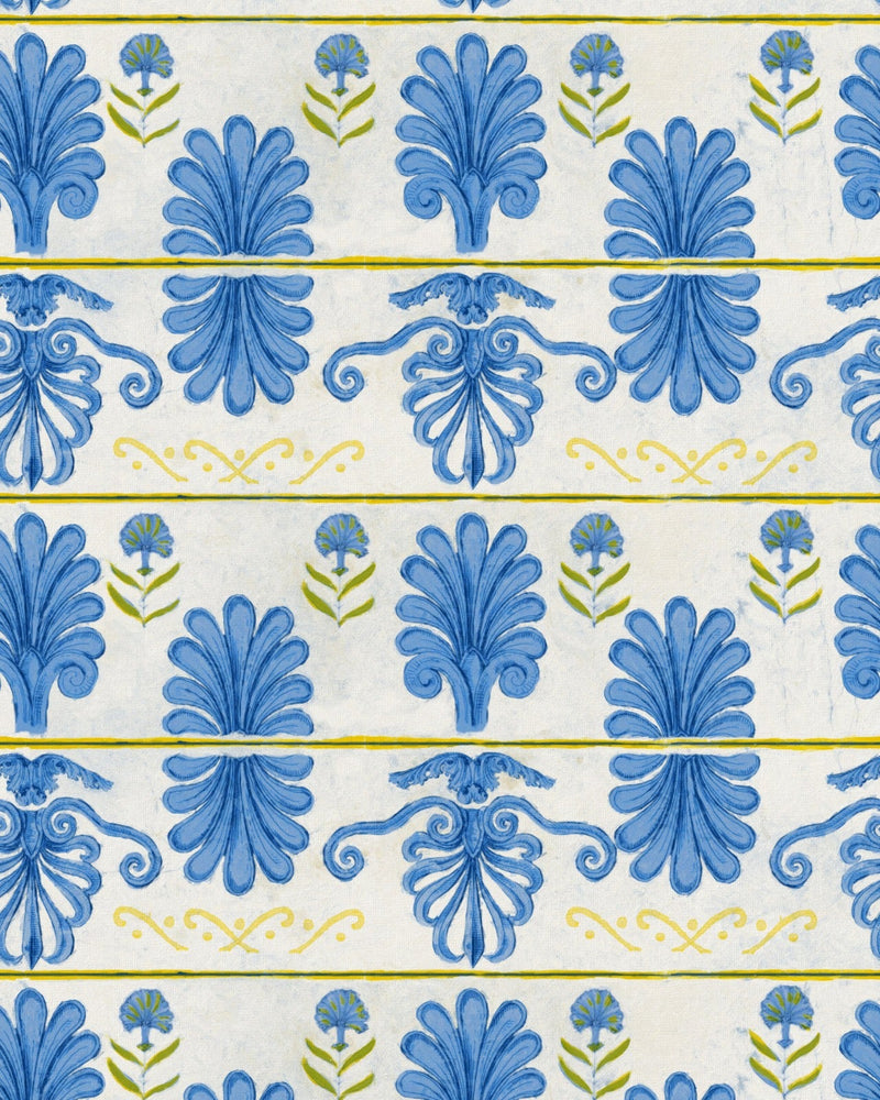 Mind The Gap - MYKONOS VILLA MOTIF White Sand Wallpaper - WP30043