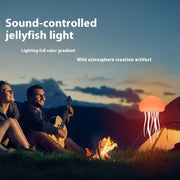 Portable LED Jellyfish Night Light for bedside table