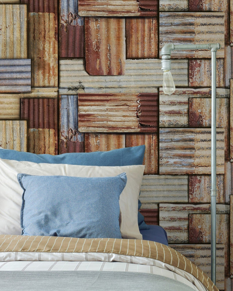 Mind The Gap - RUSTY TIN Wallpaper - WP20242