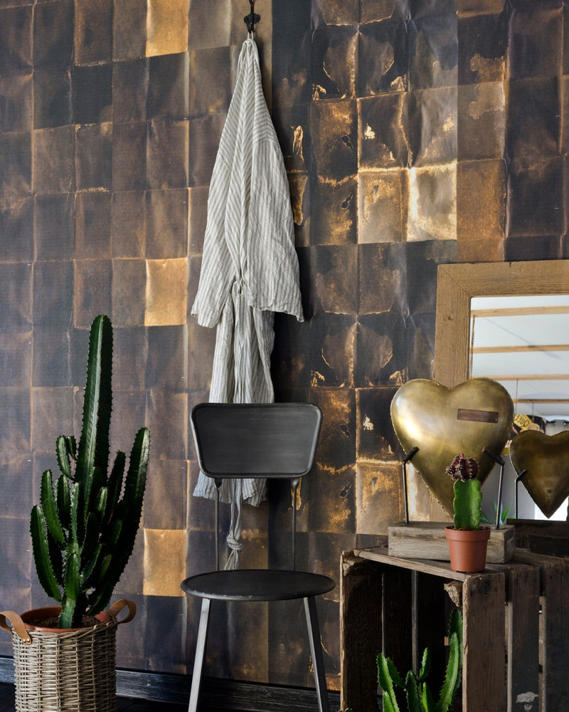 Mind The Gap - SHIBUI Copper Wallpaper - WP20347