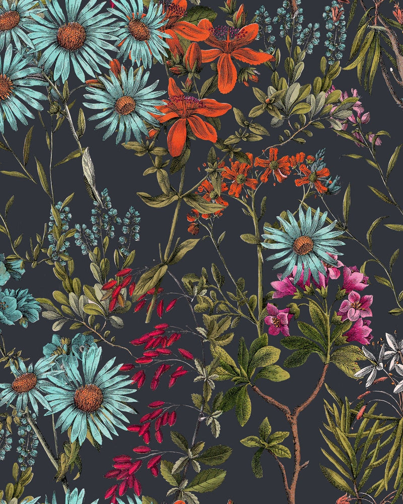 Mind The Gap - SUMMERISH Charcoal Wallpaper - WP20309