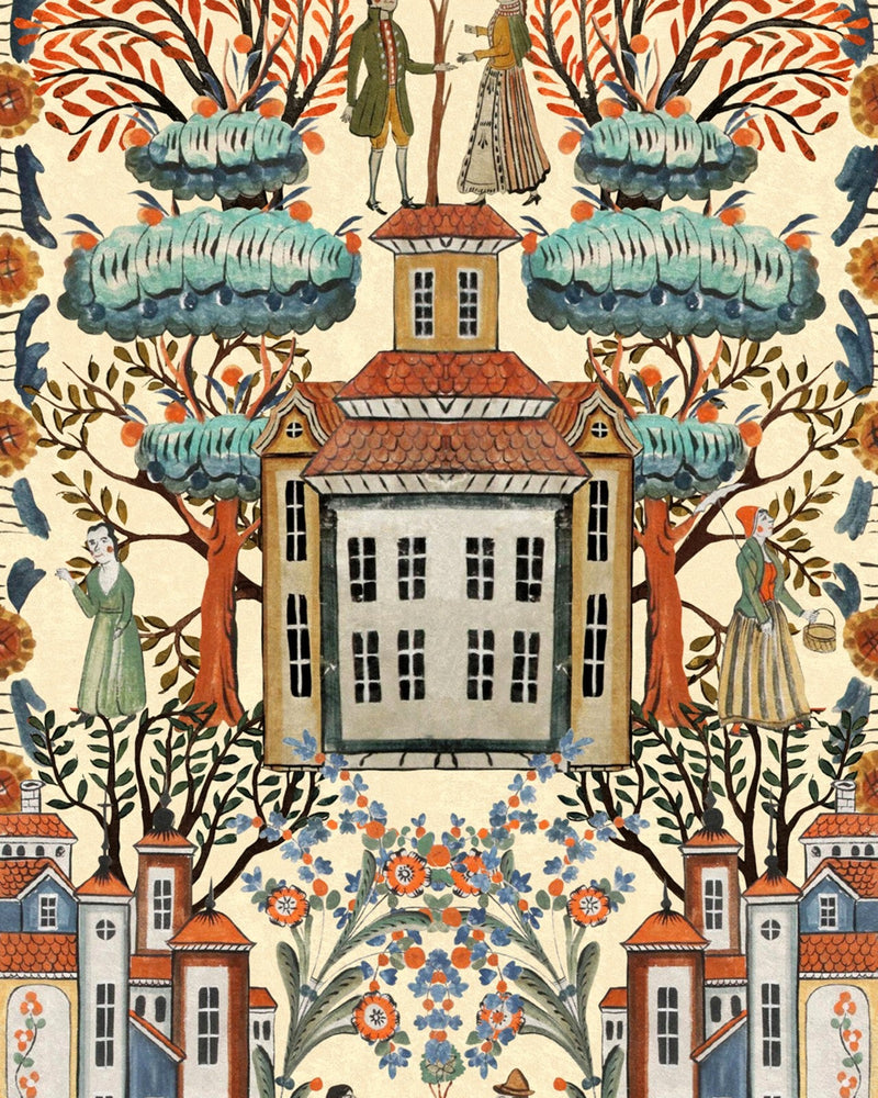 Mind The Gap - TALES OF TYROL Taupe Wallpaper - WP20684