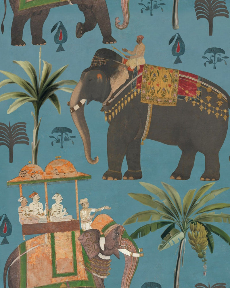 Mind The Gap - THE PROCESSION Blue Wallpaper - WP20170