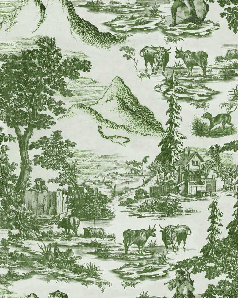 Mind The Gap - TOILE DU TYROL Evergreen Wallpaper - WP30146