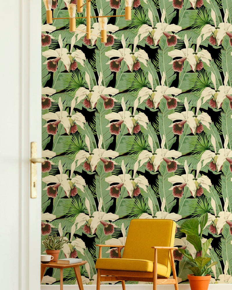 Mind The Gap - TREASURE ISLAND Anthracite Wallpaper - WP20364