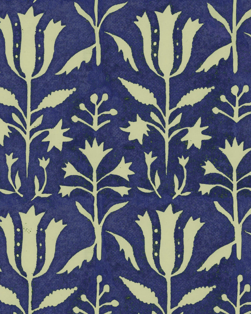 Mind The Gap - TULIPAN Indigo Wallpaper - WP30034
