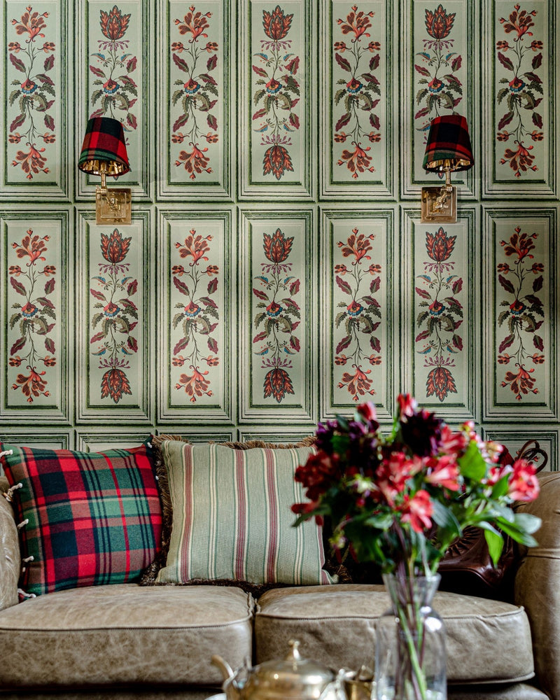 Mind The Gap - TYROLEAN PANEL Alpen Green Wallpaper - WP20699