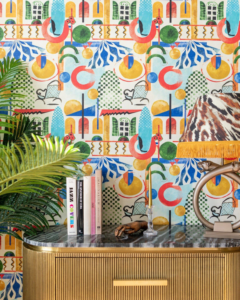 Mind The Gap - VERANDA Anthracite Wallpaper - WP20859