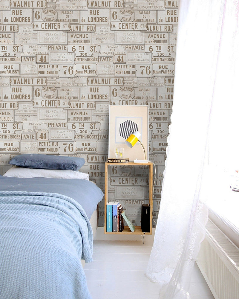 Mind The Gap - VINTAGE SIGNS Premium Wallpaper - WP20036