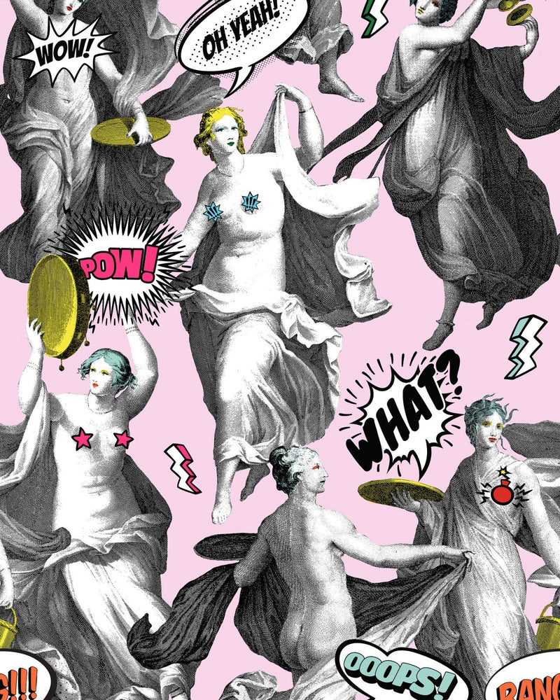 Mind The Gap - WATCH OUT! Pink Wallpaper - WP20385