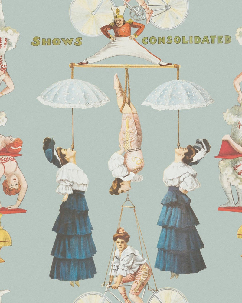 Mind The Gap - THE GREAT SHOW Blue Premium Wallpaper - WP20003