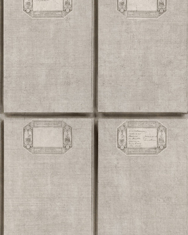 Mind The Gap - FABRIC COVERS Taupe Premium Wallpaper - WP20100