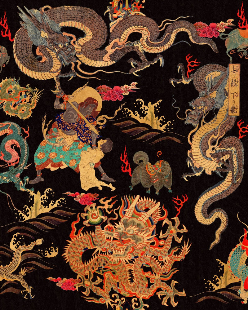 Mind The Gap - DRAGONS OF TIBET Wallpaper - WP20425
