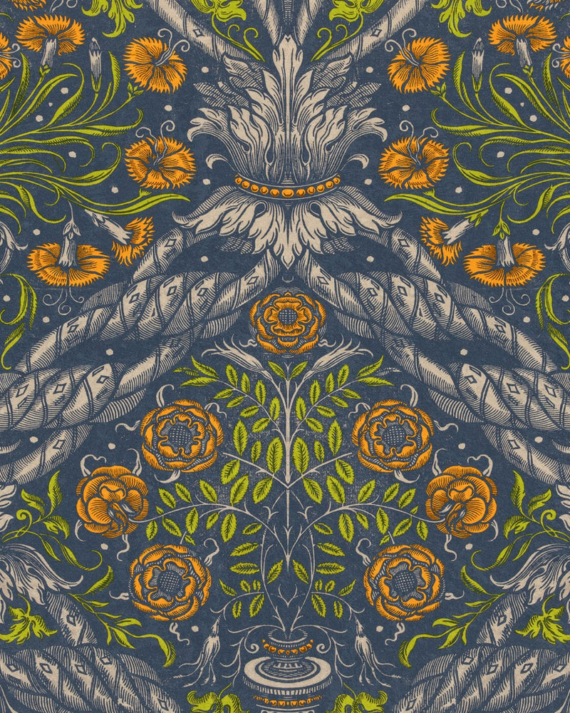 Mind The Gap - FLORAL ORNAMENT Wallpaper - WP20453