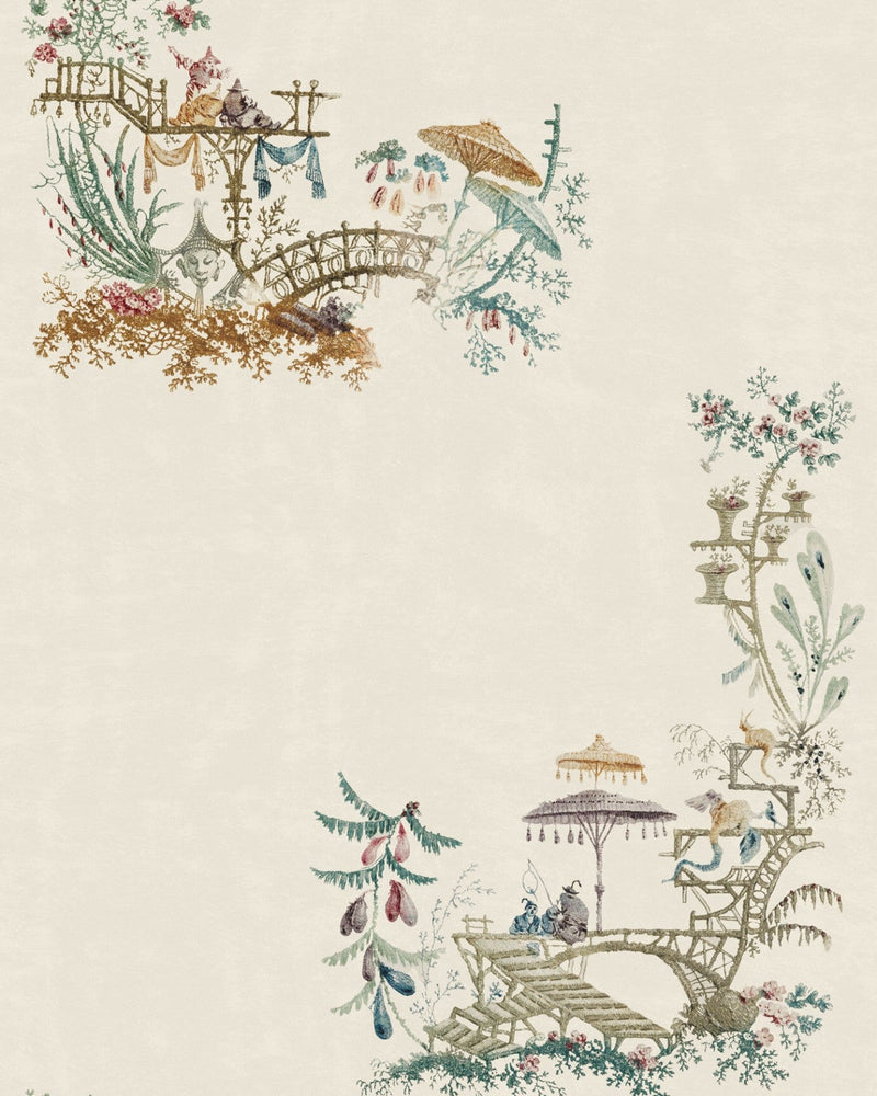 Mind The Gap - CHINOISERIE Coconut Wallpaper - WP20464