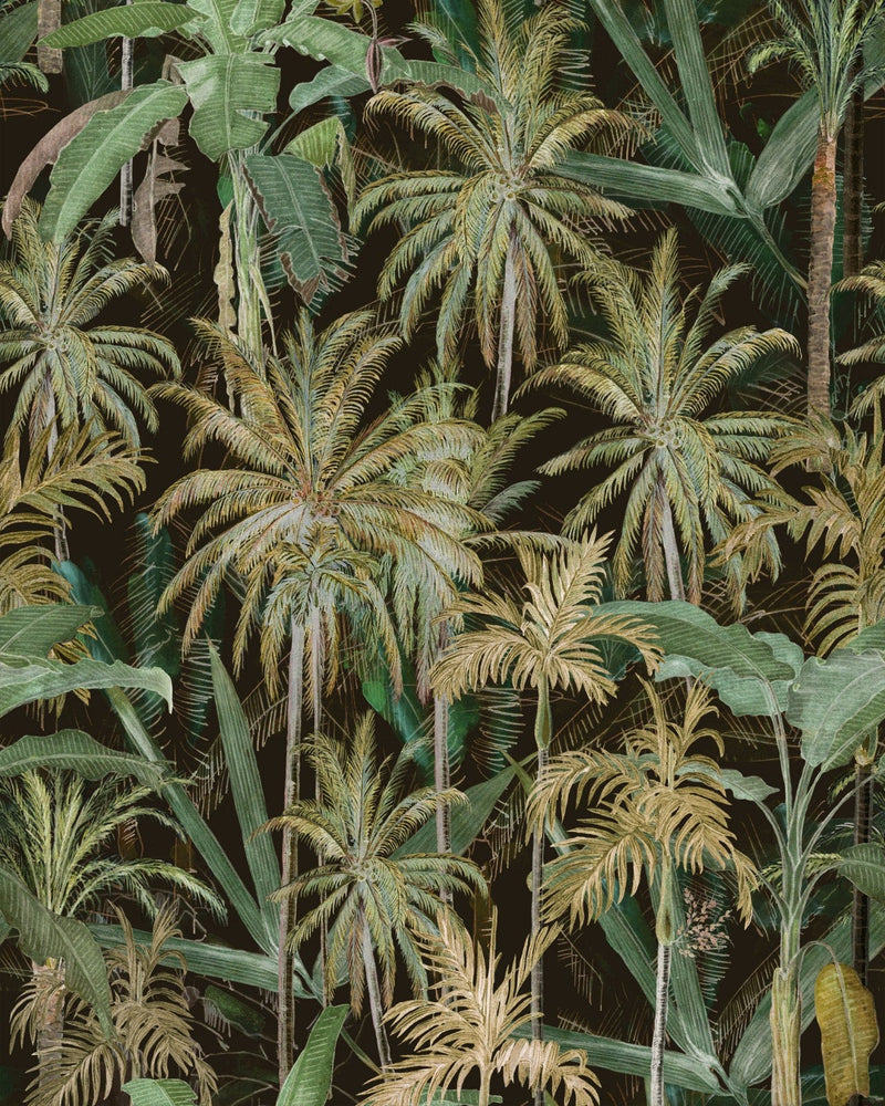 Mind The Gap - THE JUNGLE Anthracite Wallpaper - WP20523